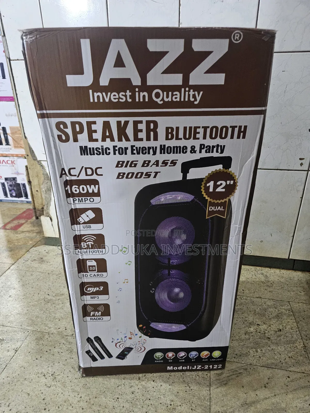 Jazz Jz-2122 Professional Speaker System