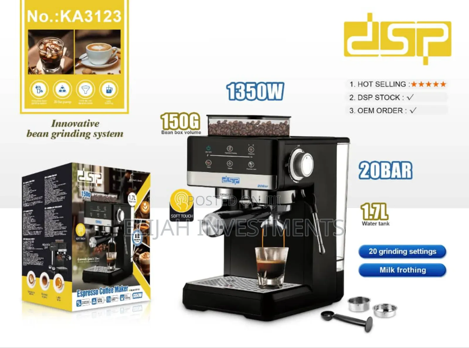 DSP Professional Coffee Machine Ka3123.