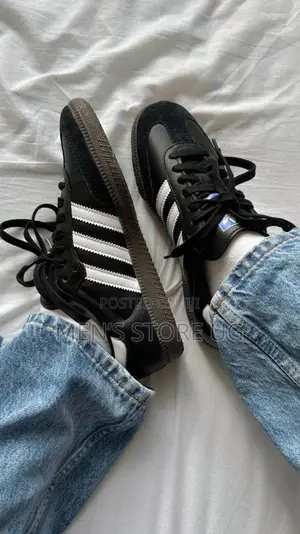 Adidas Men's & Women’S Samba Og Sneakers White Black Granite