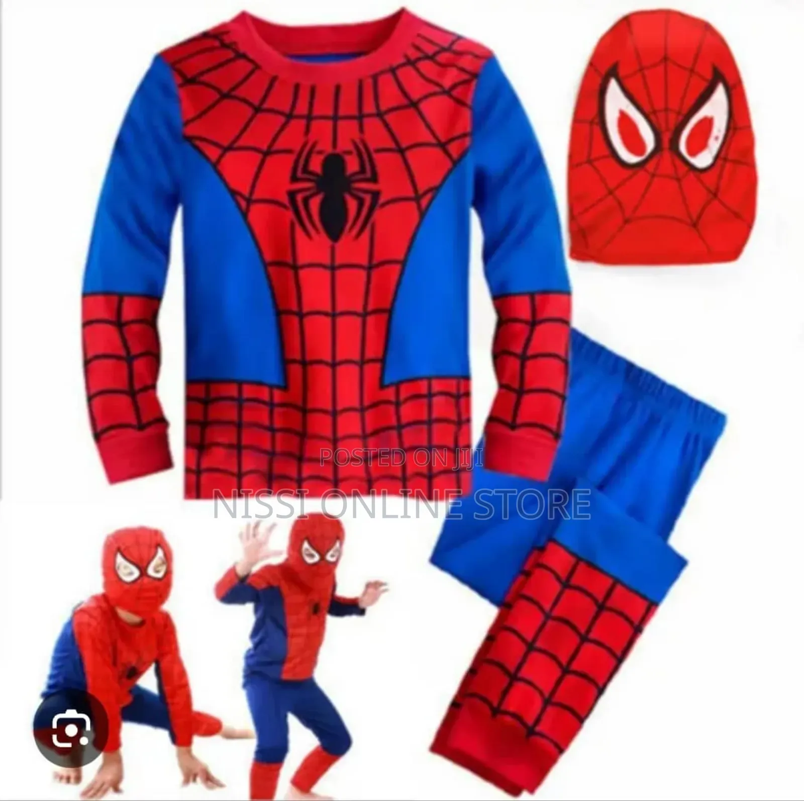 Boy's and Girl's Spider-Man Costume