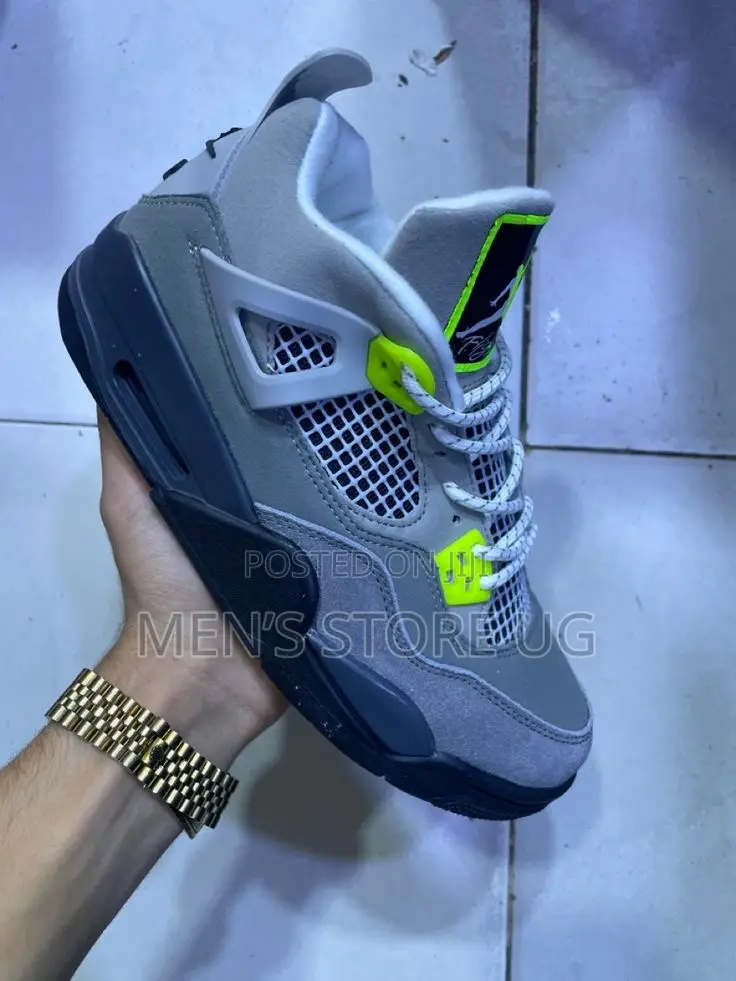 Air Jordan 4 Retro Se Gs 'neon 95