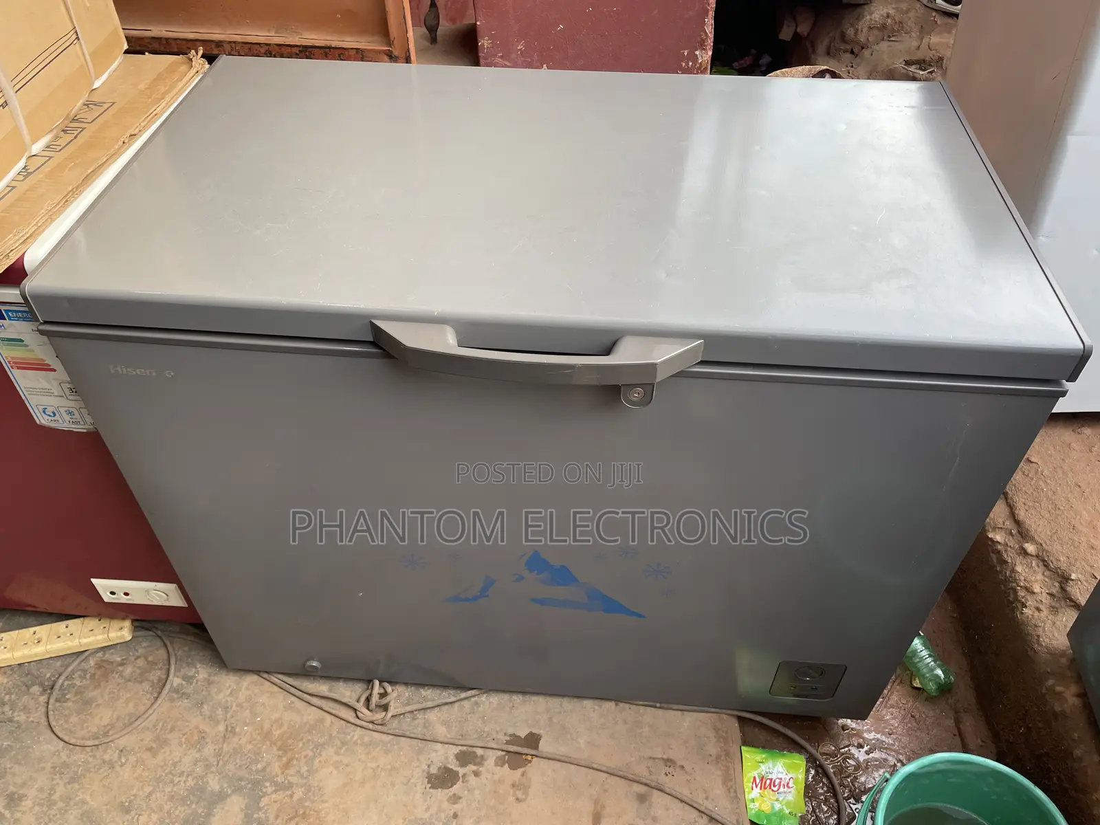 Hisense Gray 400litres Deep Freezer
