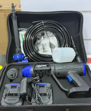MDHL Best-Quality Rechargeable Pressure Washer + 2 Batteries
