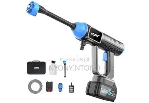 MDHL Best-Quality Rechargeable Pressure Washer + 2 Batteries