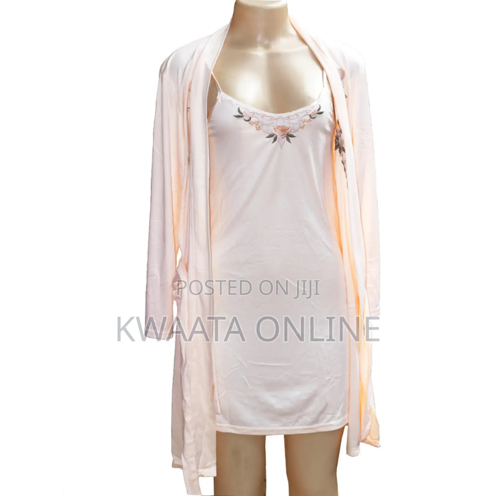 Cotton Robes Long Sleeve for Women Belted Nightgown