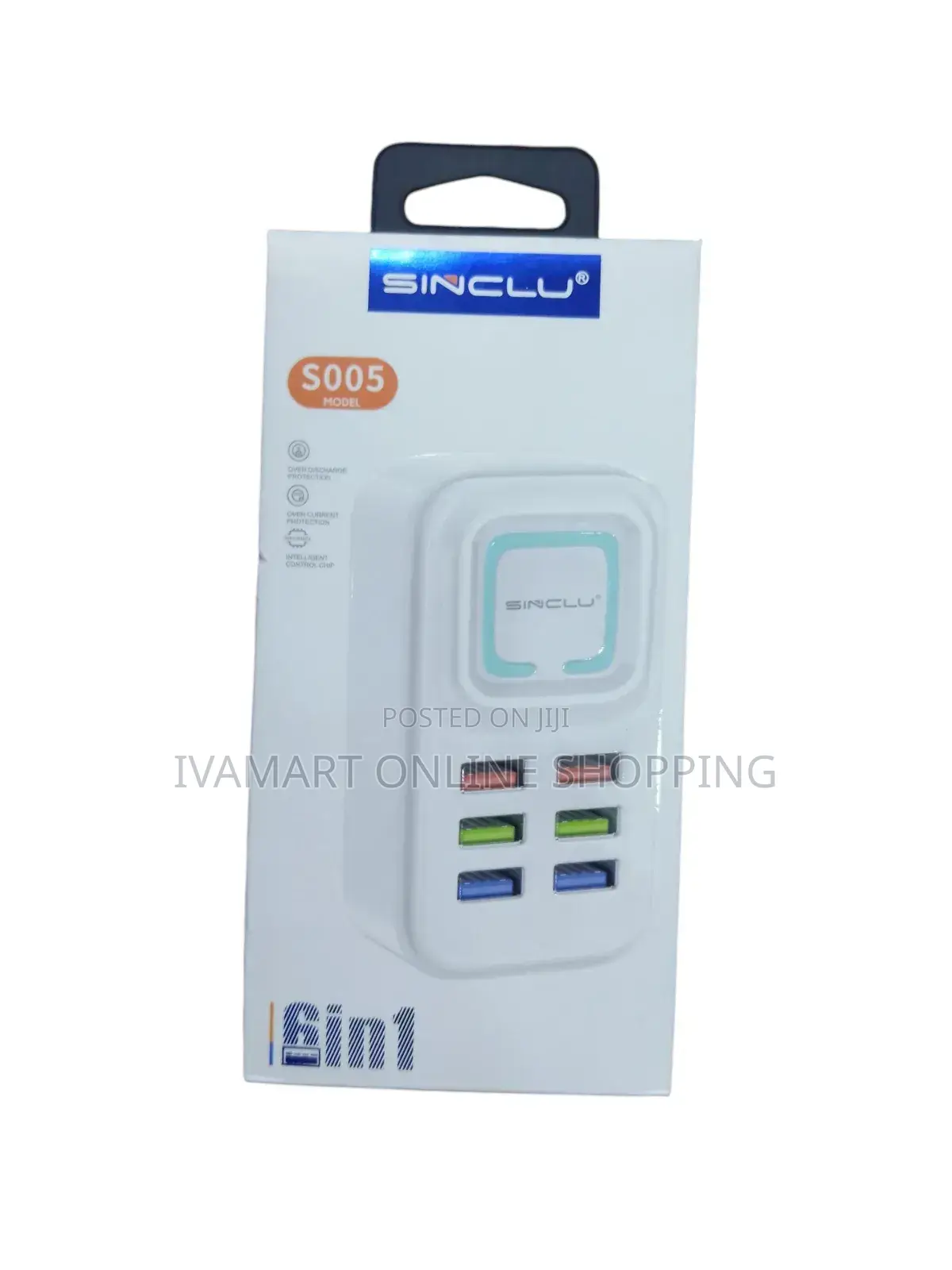 Sinclu 6-in-1 Multi-Port Fast Charger