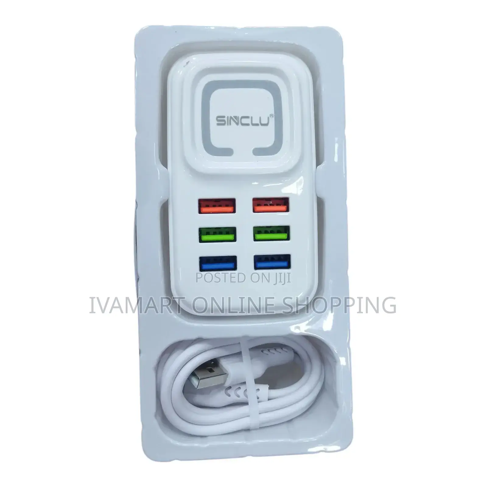 Sinclu 6-in-1 Multi-Port Fast Charger