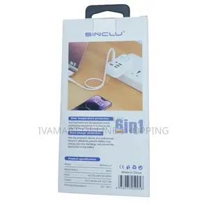 Sinclu 6-in-1 Multi-Port Fast Charger