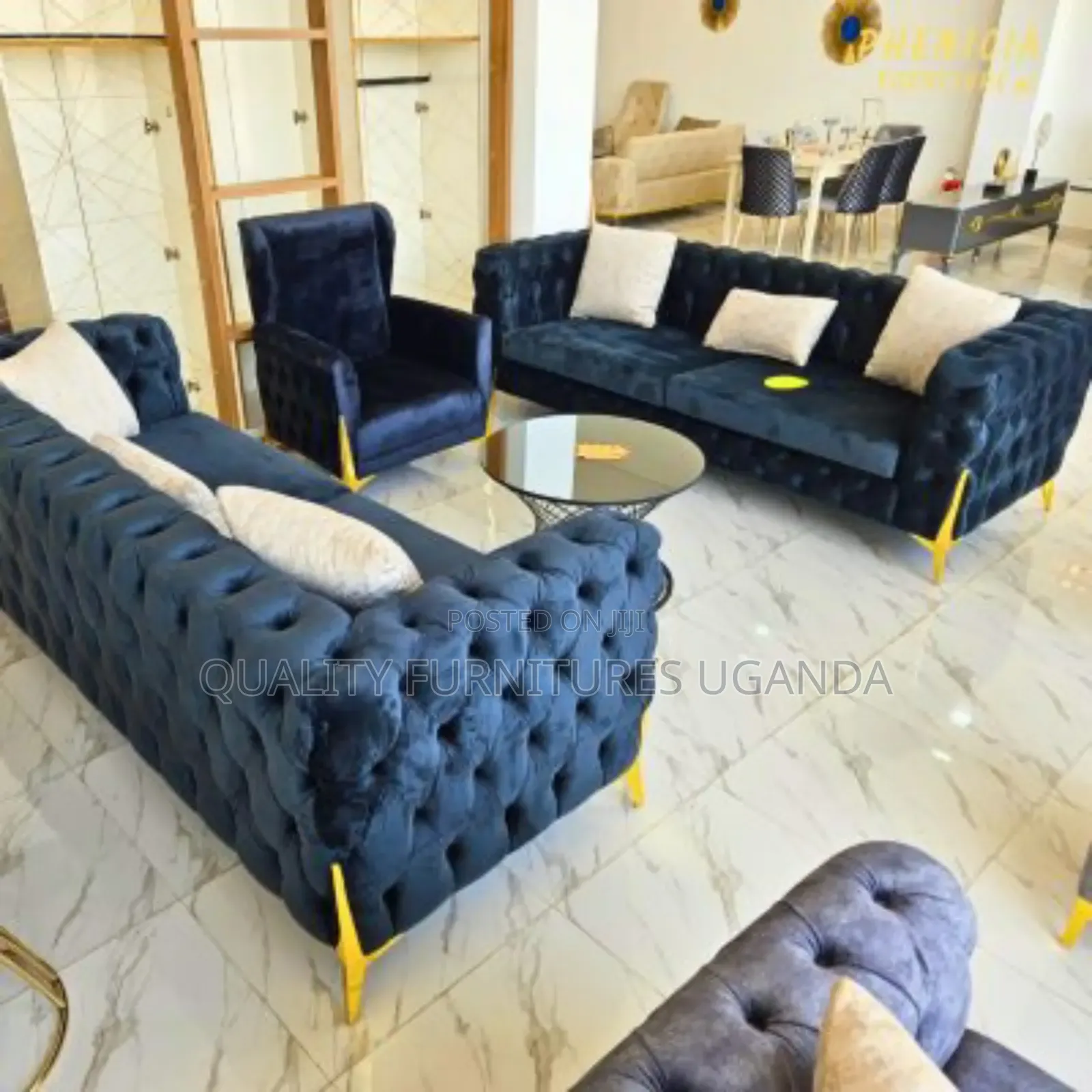 7 Sitter Tufted Sofa Set/Chesterfield Sofa Set
