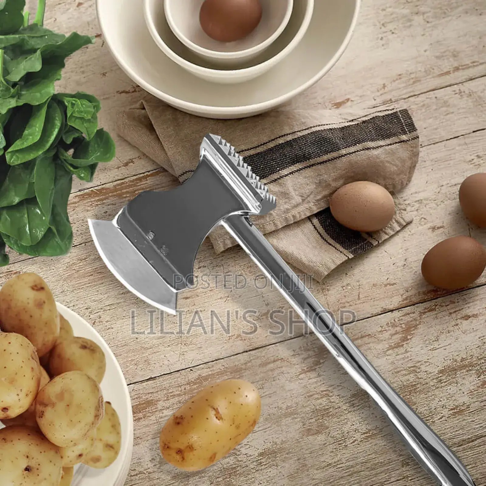 2in1 Meat Tenderiser Hammer and Axe