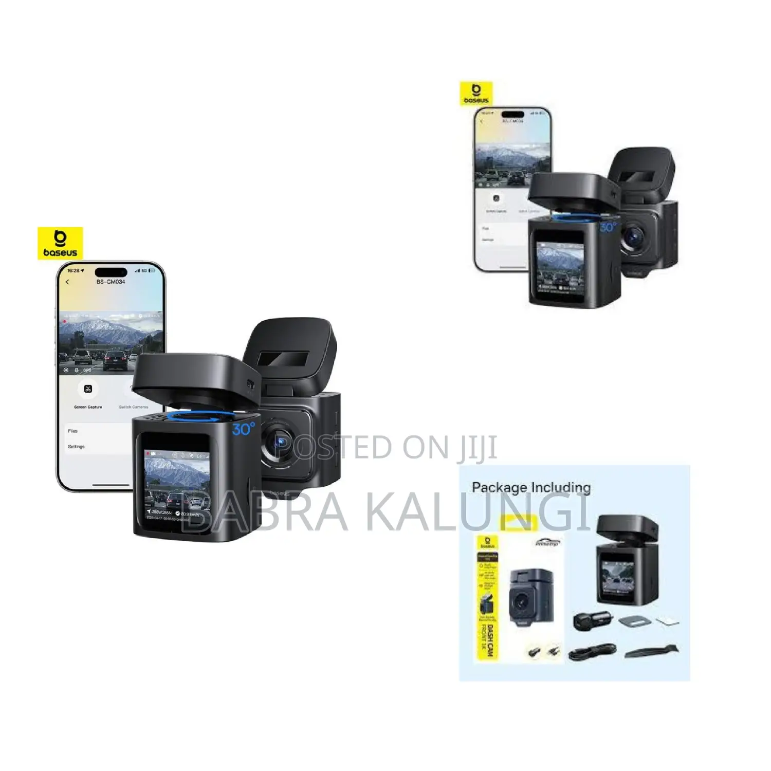 Baseus Prime Trip Dash Cam for Cars Vd1 Front and Rear