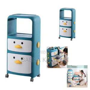 Premium Cartoon Plastic Kids Storage