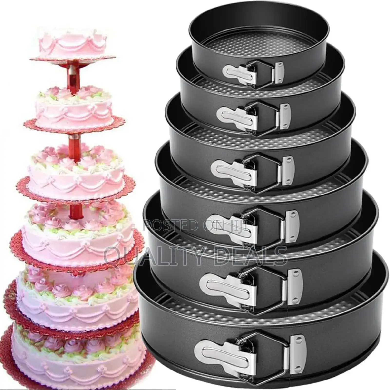6pcs Nonstick Cake Baking Pans
