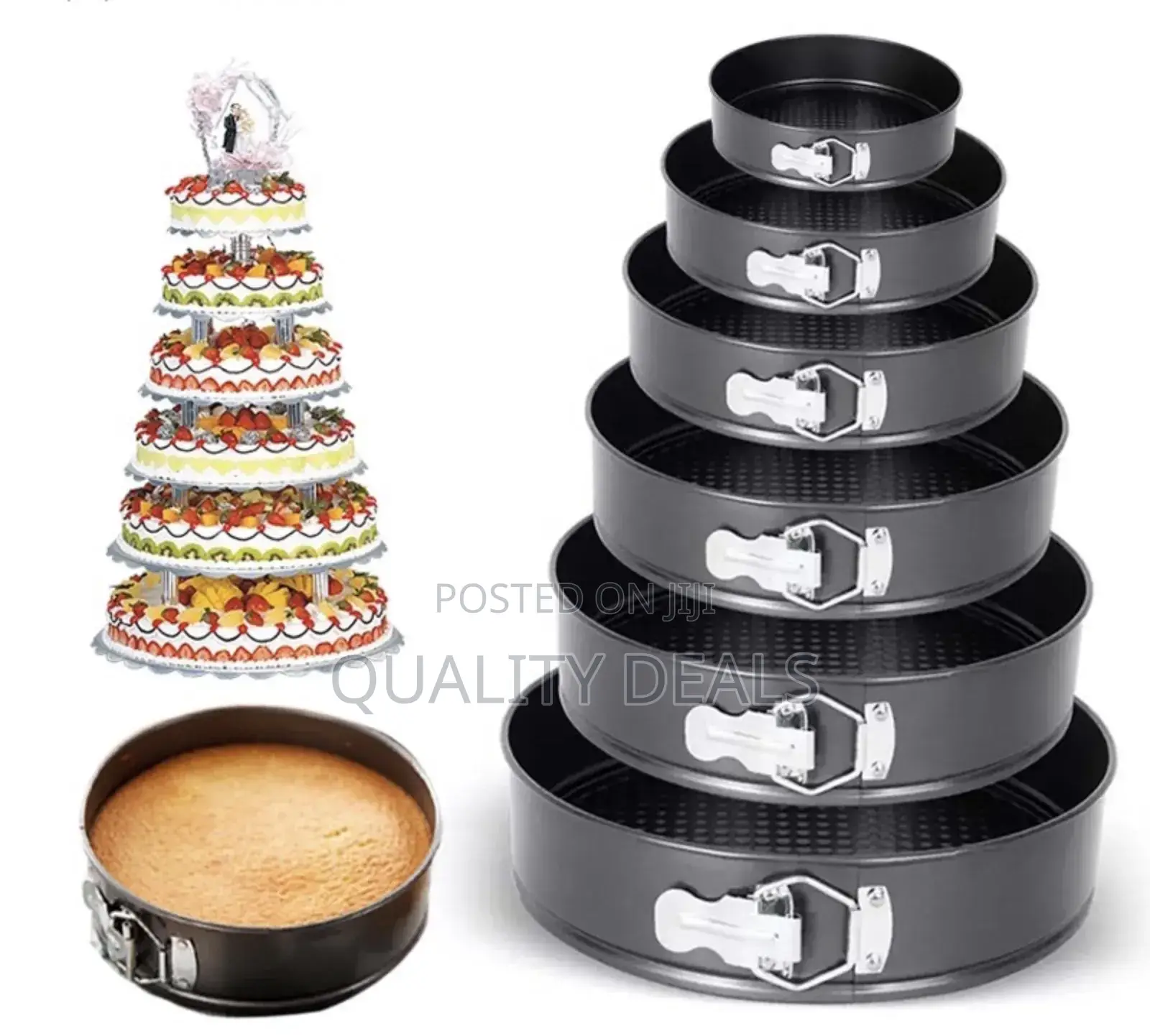 6pcs Nonstick Cake Baking Pans