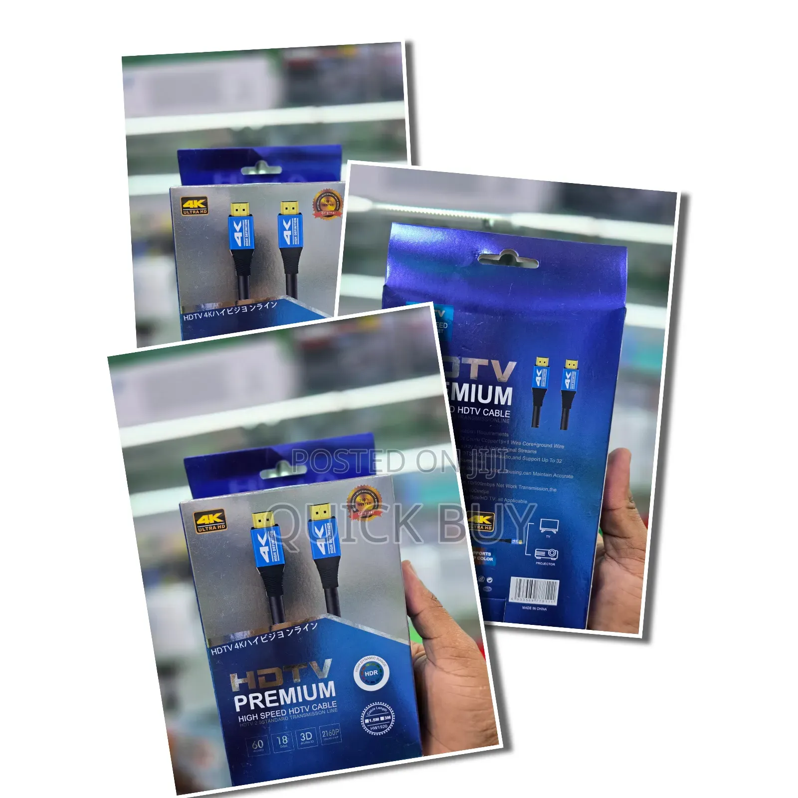  Ultra HDTV Premium Hdmi Cable 1.5metrs