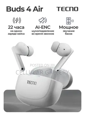 Tecno Buds 4 Air Black