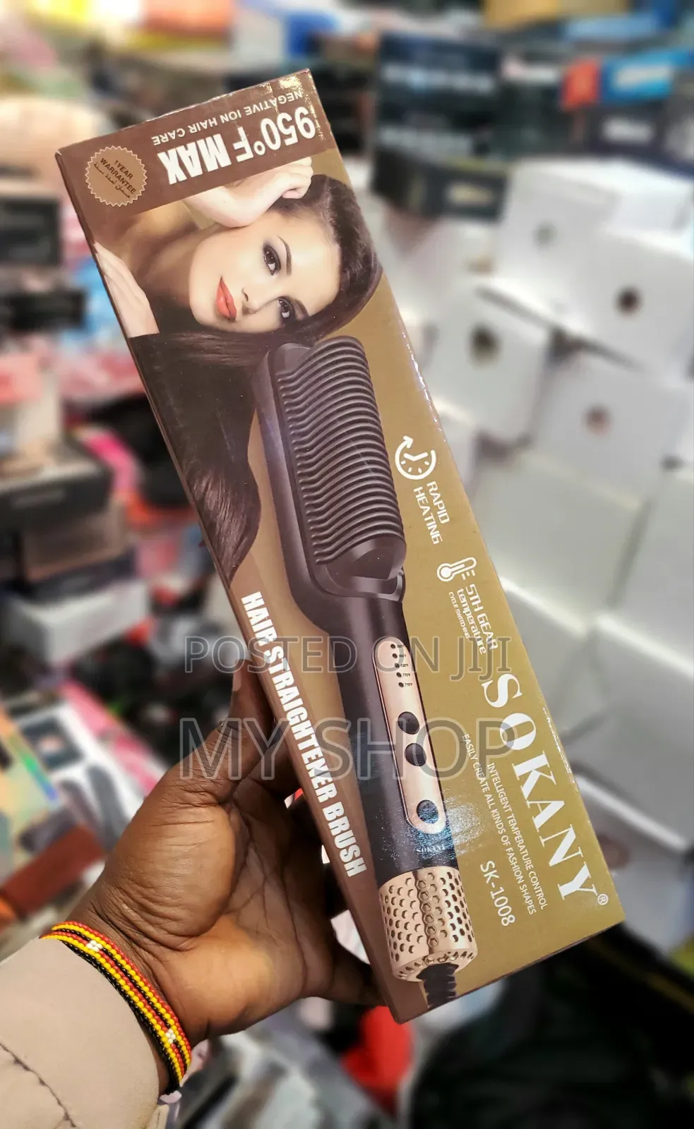 Straightener Brush for Natural Hair