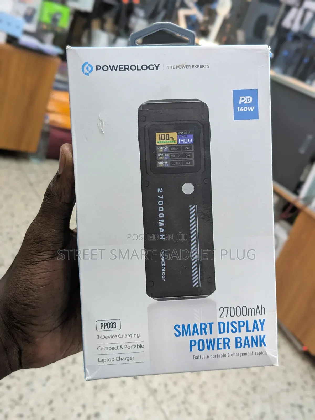 Powerology 27000mah Smart Display Power Bank