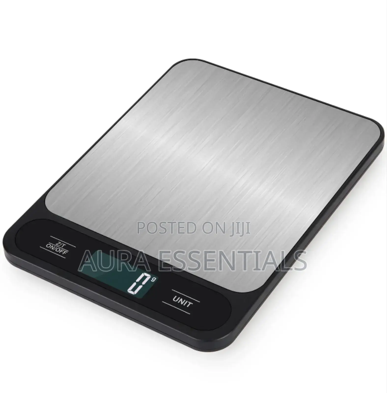 Digital Home Kitchen Weight Scale, Silver Black