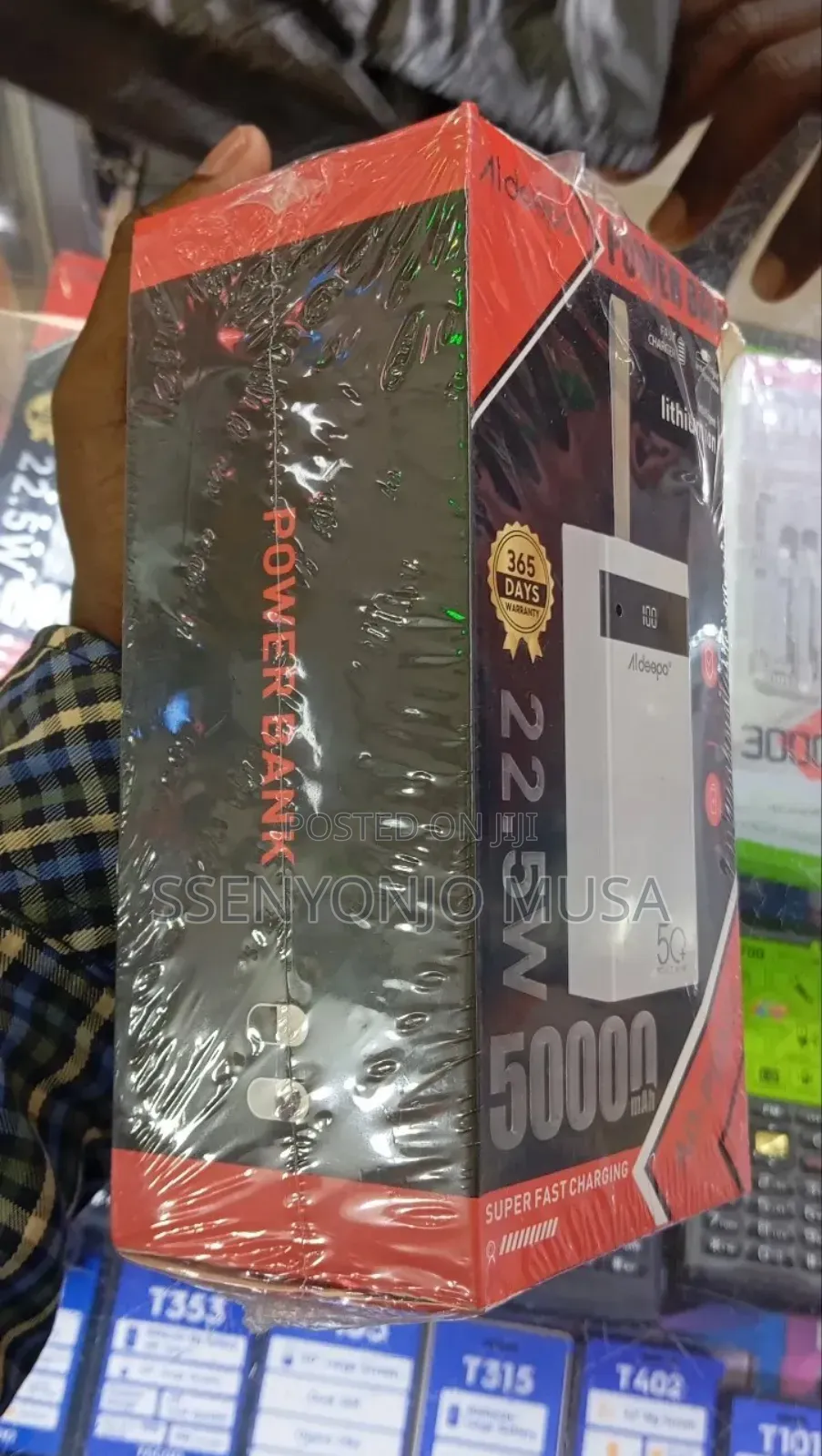 Aldeepo 50000mah Power Bank With 22.5w Fast Charging