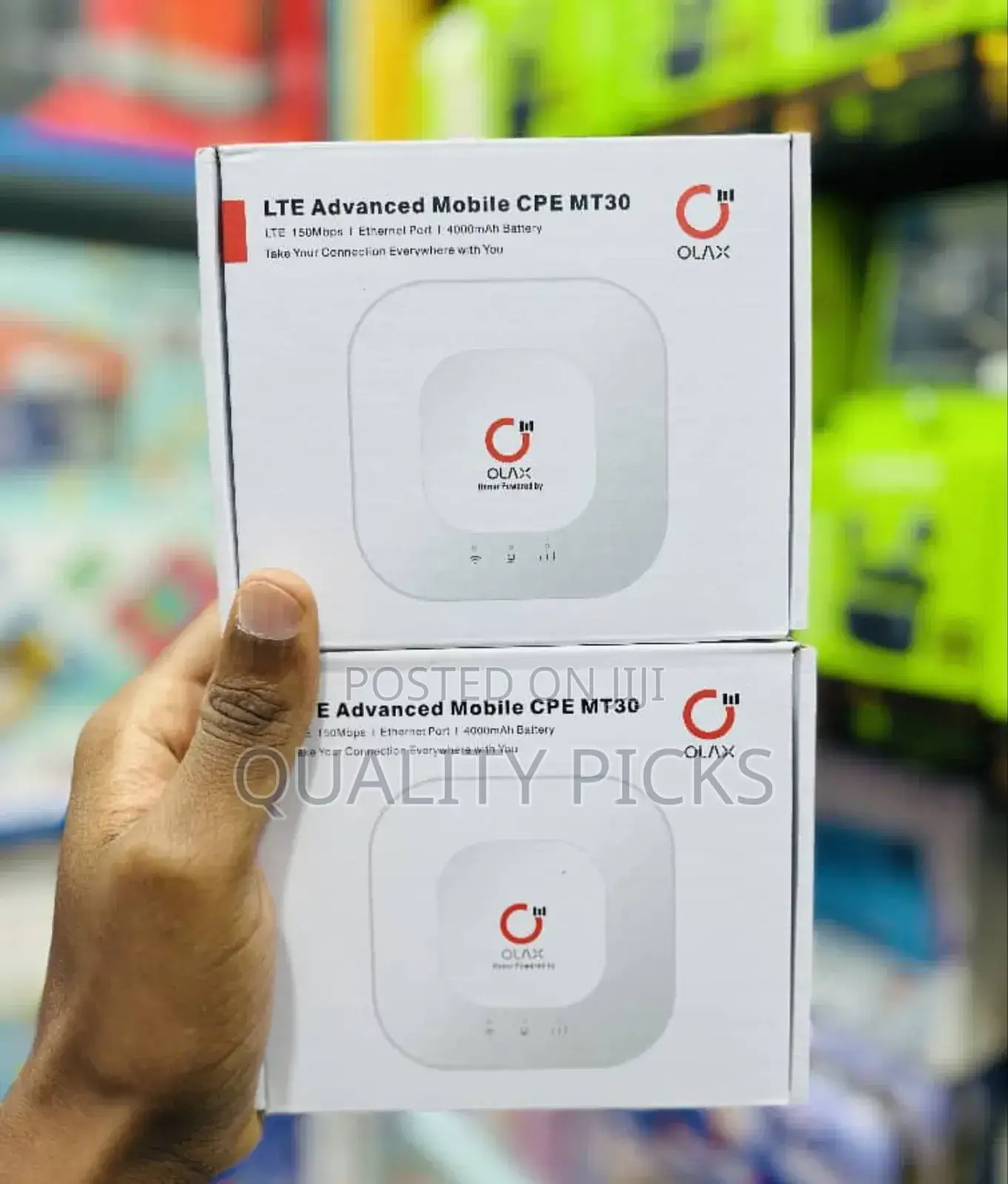 Olax Mt30 Mifi With Lan Port 4000mah - Lyca, Airtel, Mtn