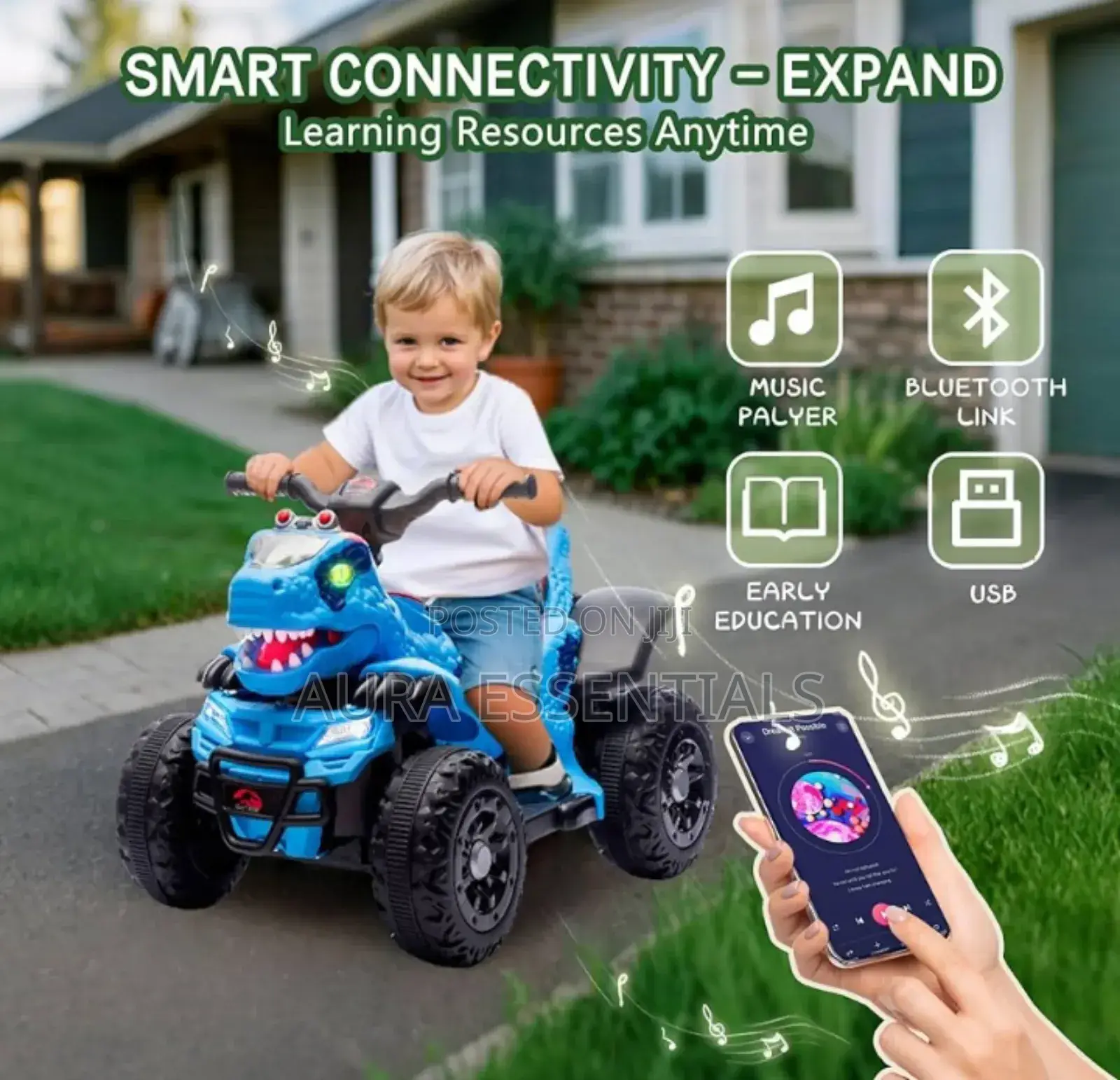 Kids Rechargeable Quad Bike