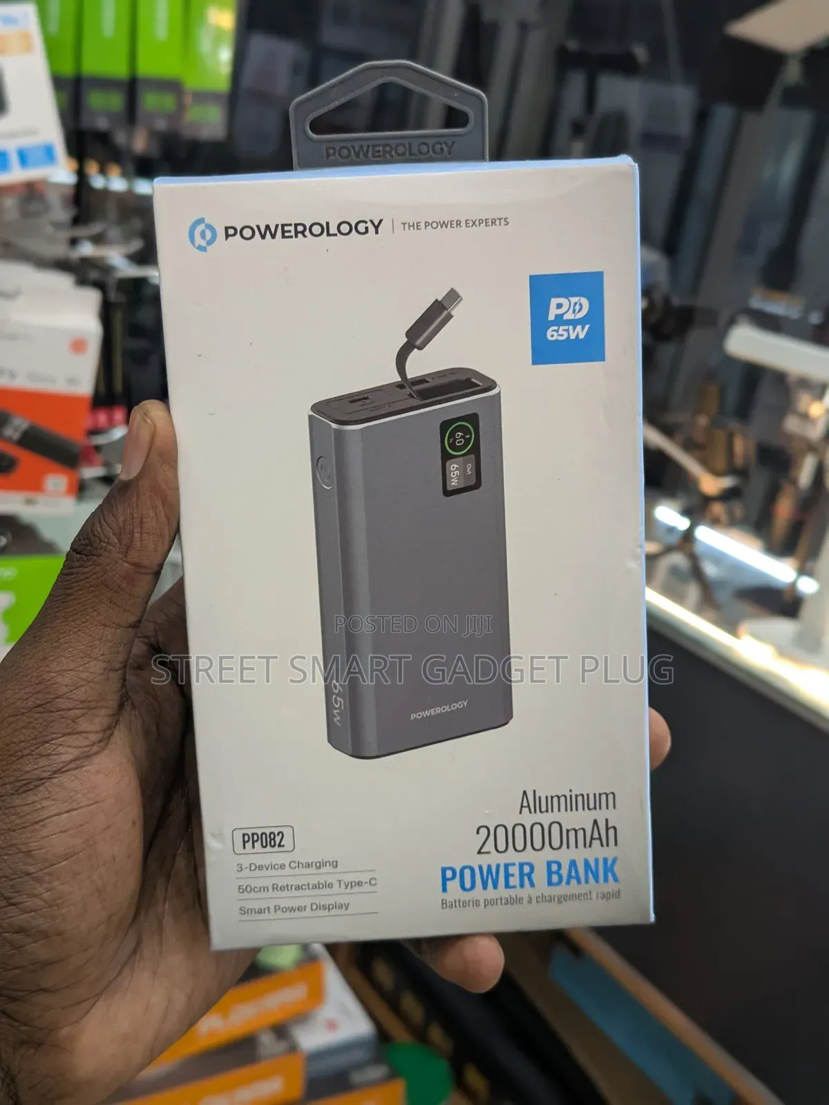 Powerology 20.000mah Aluminum Power Bank