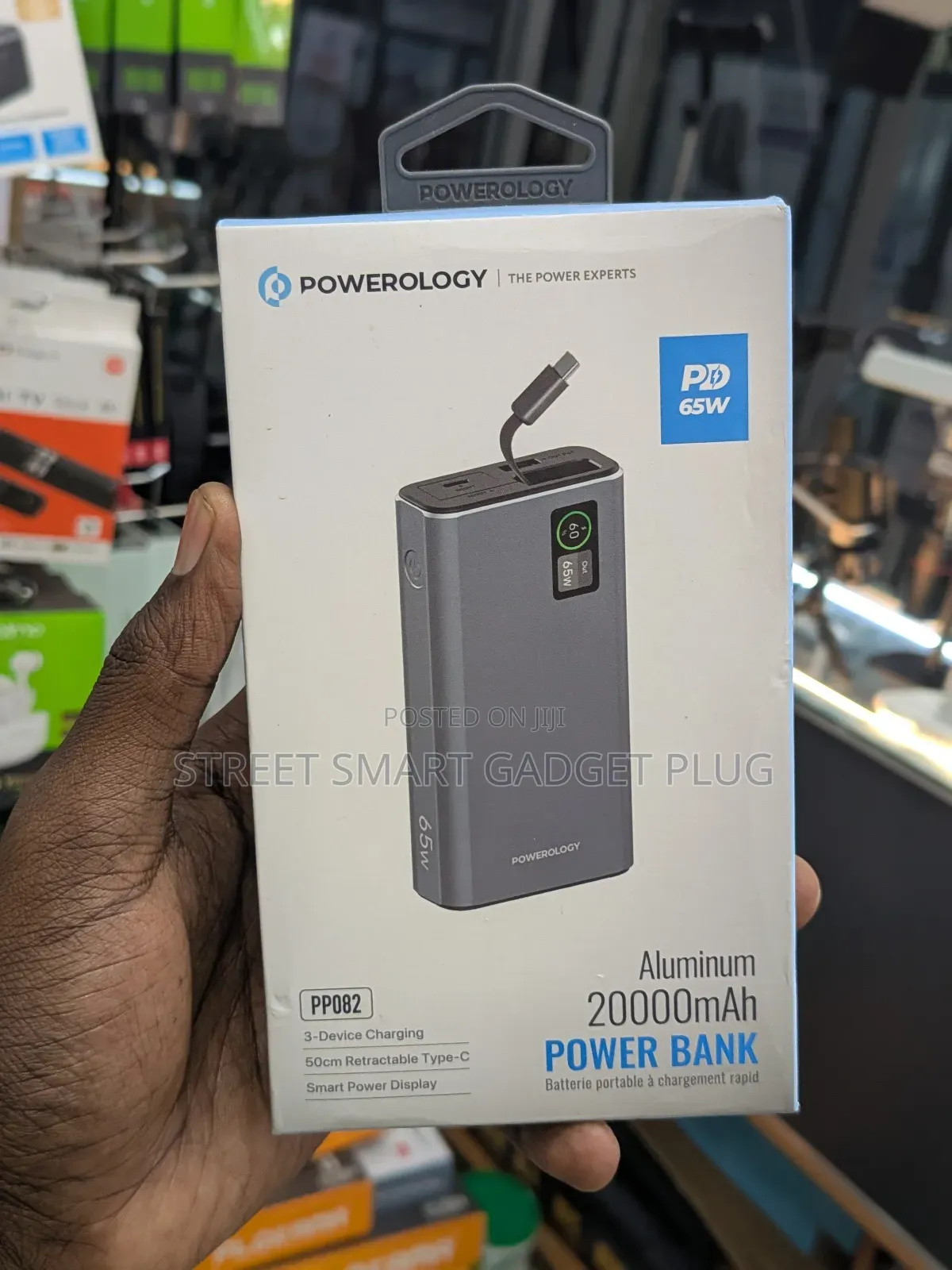 Powerology 20.000mah Aluminum Power Bank