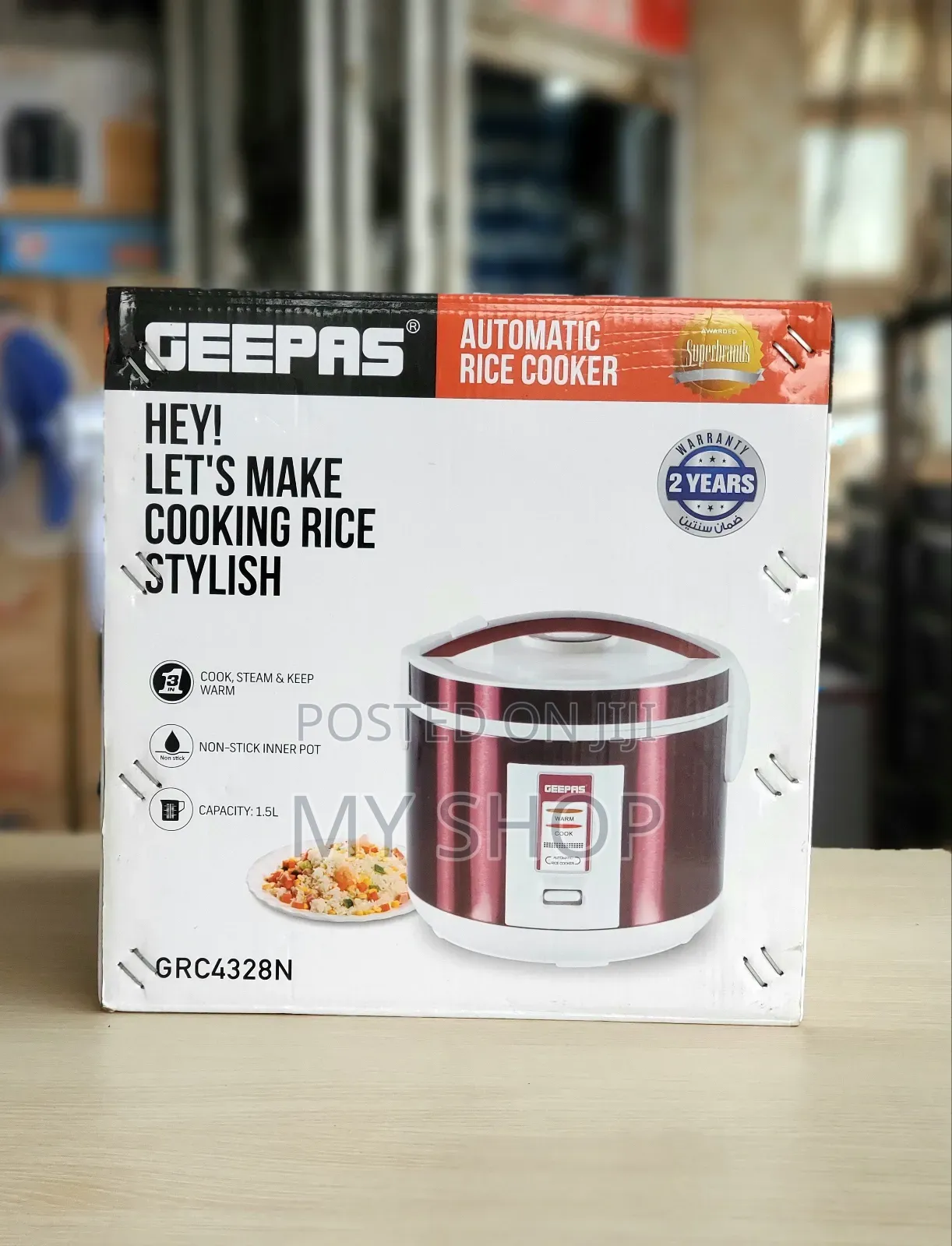 Geepas Rice Cooker Grc4328n