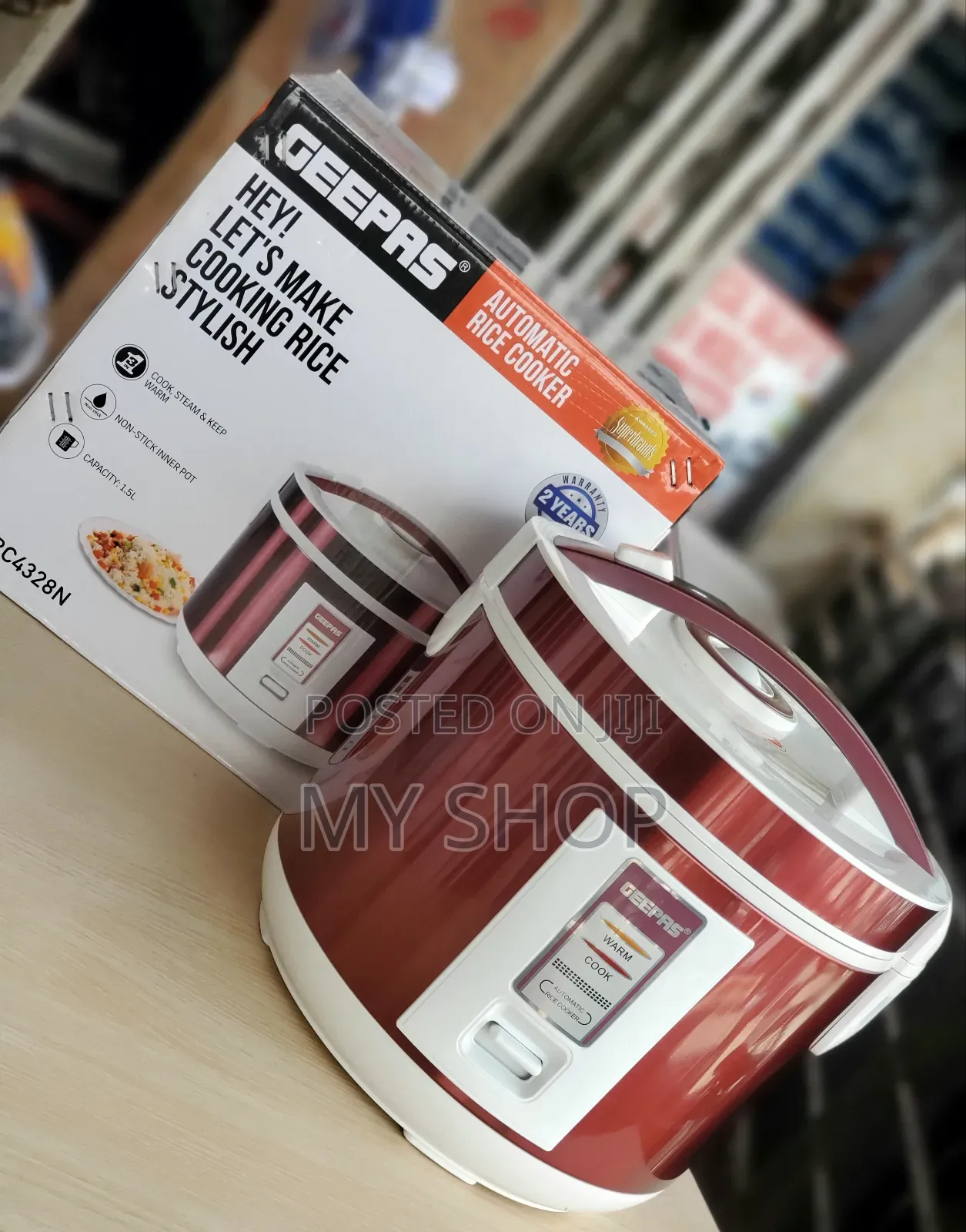 Geepas Rice Cooker Grc4328n