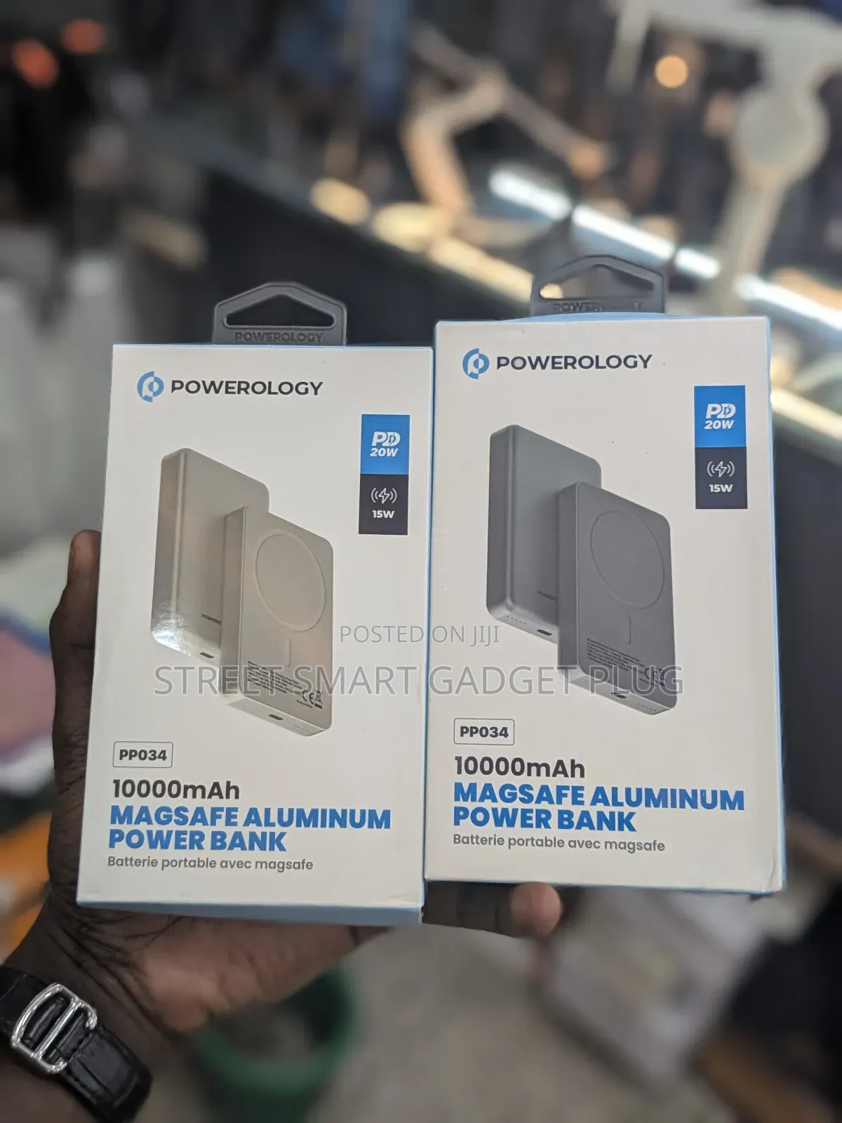 Powerology 10.000mah Magsafe Aluminum Power Bank 10.000mah