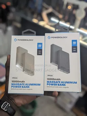Powerology 10.000mah Magsafe Aluminum Power Bank 10.000mah