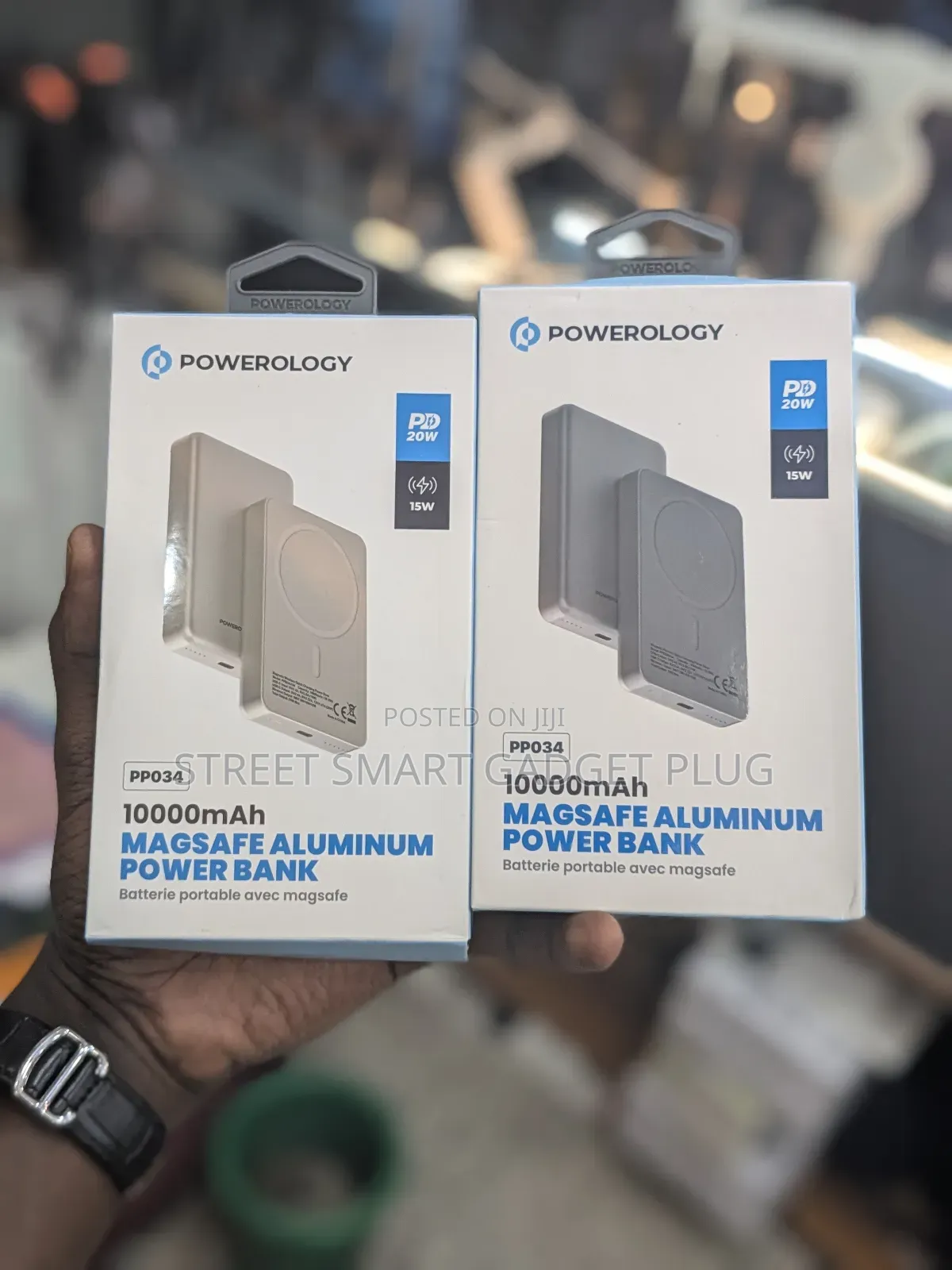 Powerology 10.000mah Magsafe Aluminum Power Bank 10.000mah