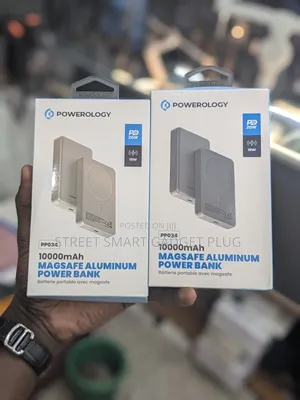 Powerology 10.000mah Magsafe Aluminum Power Bank 10.000mah
