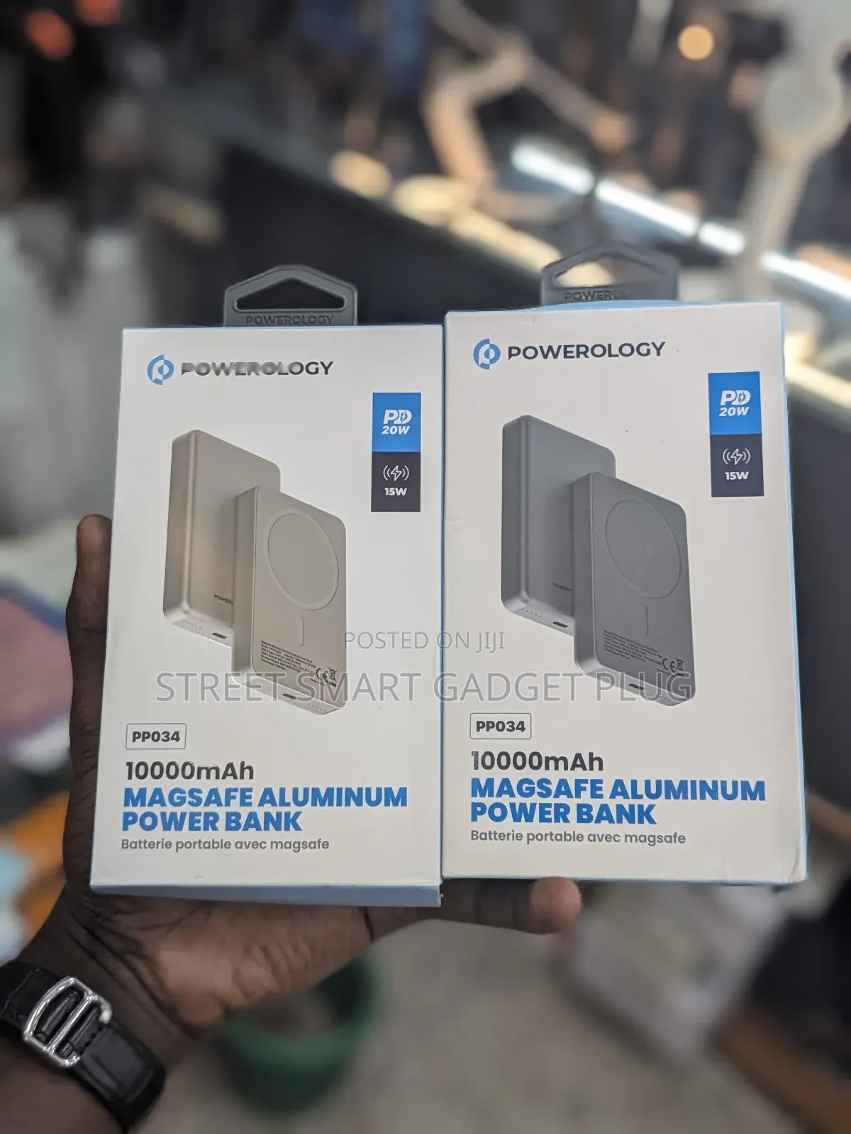 Powerology 10.000mah Magsafe Aluminum Power Bank 10.000mah