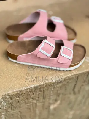 Classic Ladies Pink Birkenstock Sandals in Stock