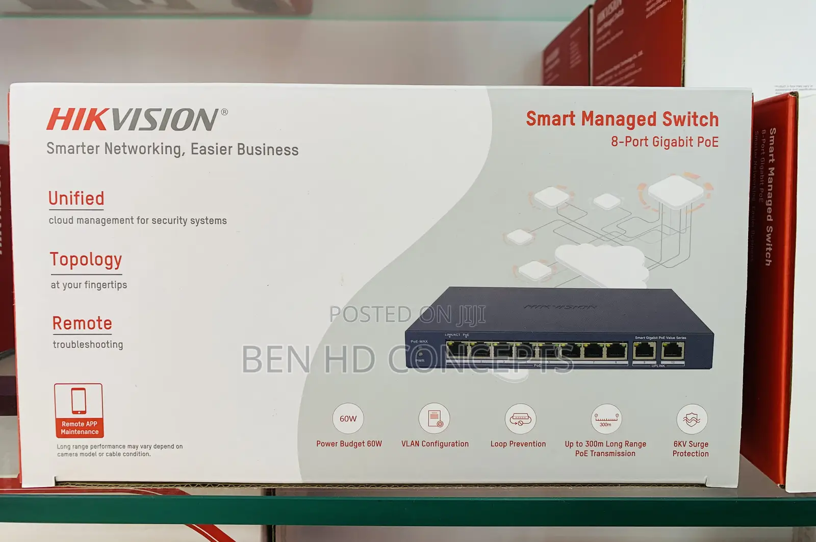 8 Port Poe Switch Gigabit Hikvision