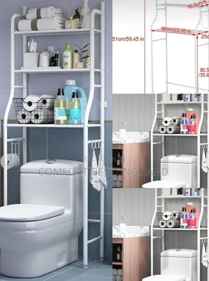 Sitting Toilet Rack / Organiser