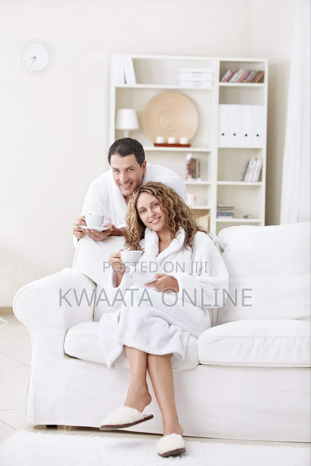 Unisex Fleece Robe Set With Hood, Plush Warm Bathrobe
