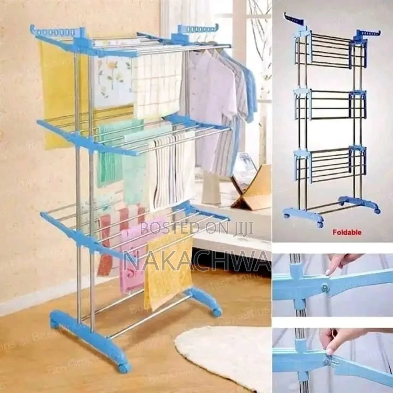 Three Layers Clothes Drying Rack