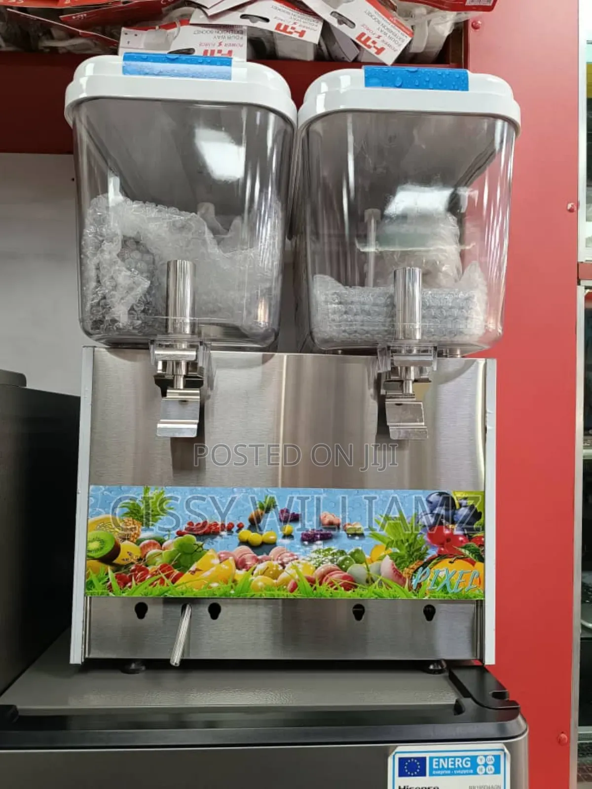 Commercial Double Juice Dispenser And Cooler