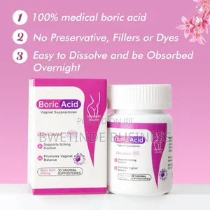 "Boric Acid Vaginal Suppositories for Odor Ph Balance"