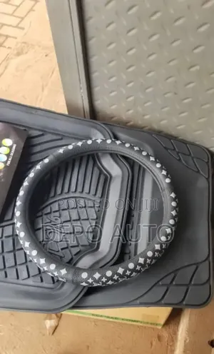 Rubber Car Carpet With Steering Cover