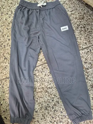 Unisex Sweatpants Cuffed Bottoms Drawstring Baggy Joggers