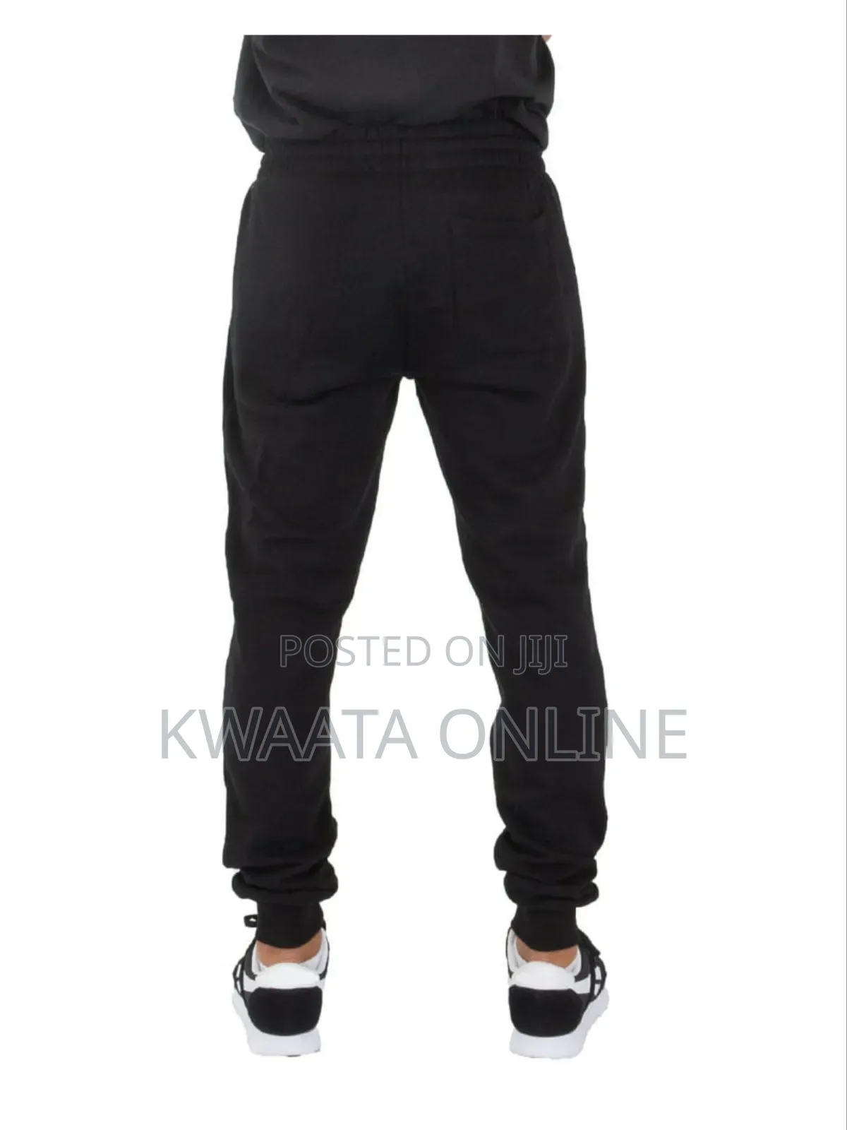Unisex Sweatpants Cuffed Bottoms Drawstring Baggy Joggers