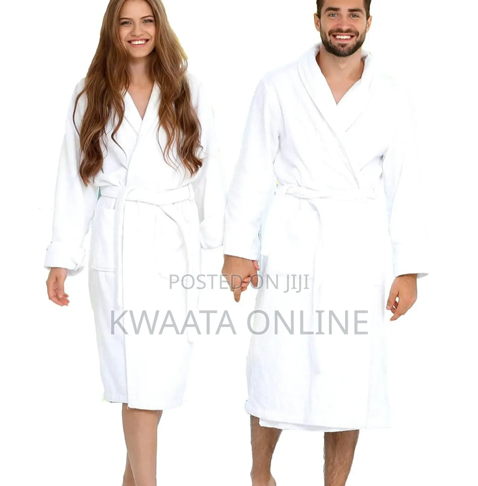 Unisex Fleece Robe Set With Hood, Plush Warm Bathrobe