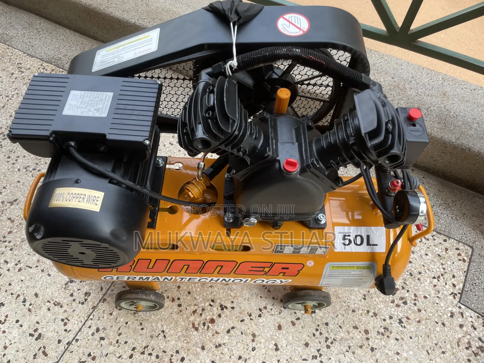 Air Compressor 50litres Double Piston
