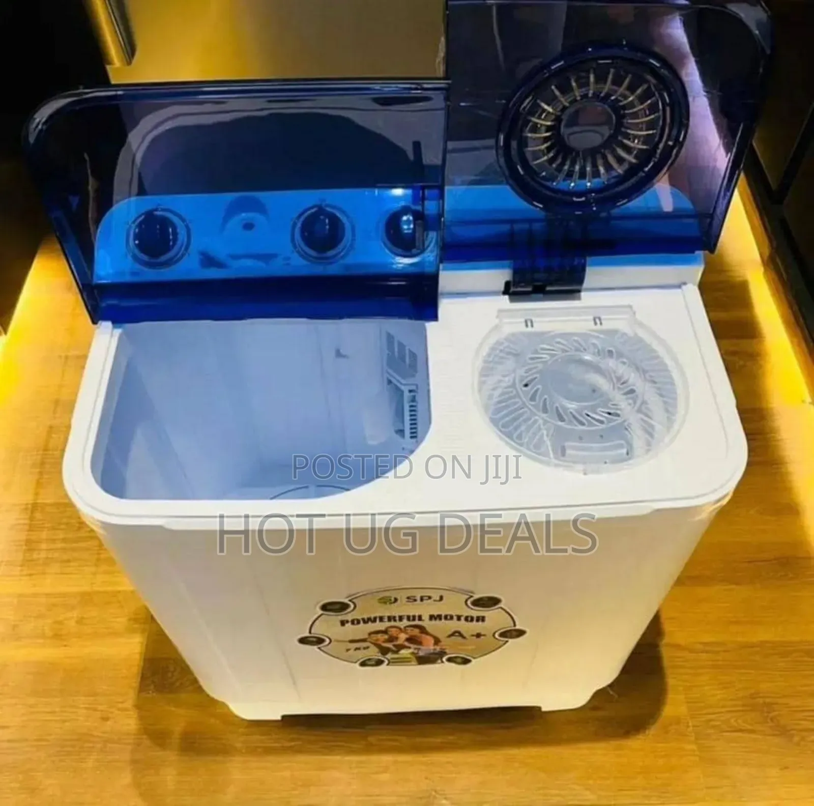 Spj 7kg Twin Tub Top Loading Washing Machine - Blue