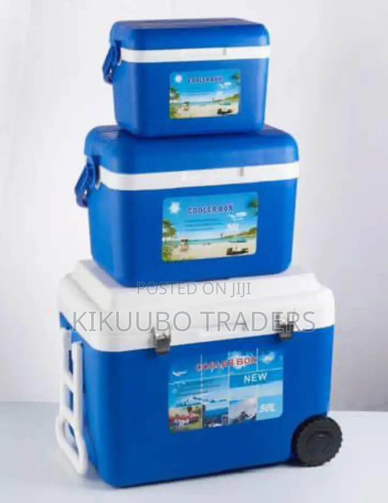 3pcs Insulated Water Ice Cooler Chiller Boxes