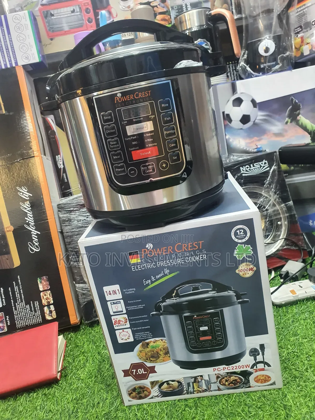 7l Electric Pressure Cooker Power Crest 14.1